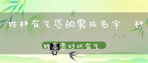 姓林好聽的名字|林姓男生高贵好听有气质的名字 优选315个